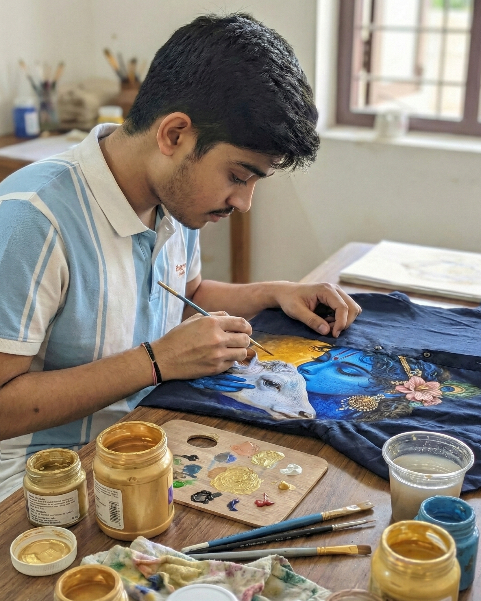 Vastraकला  Artist at work