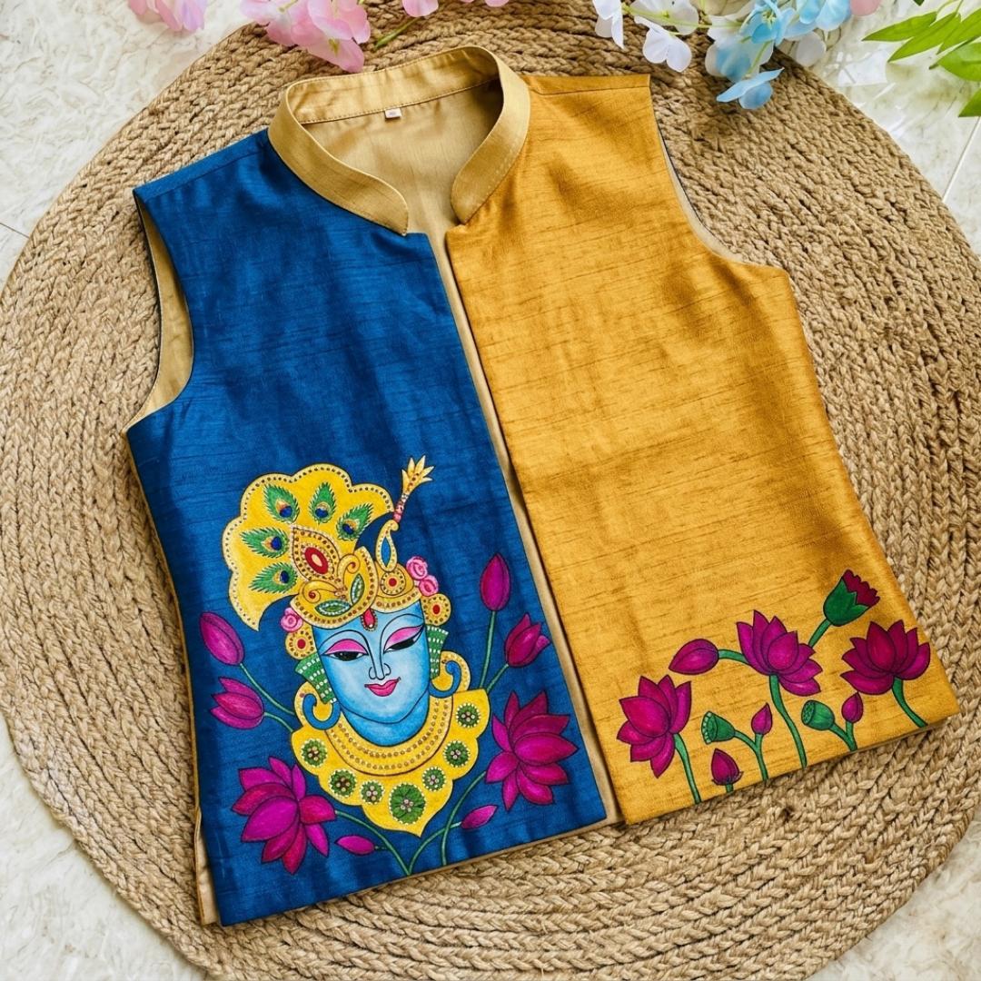 Shree Nathji Hand-Painted Little Boy Koti